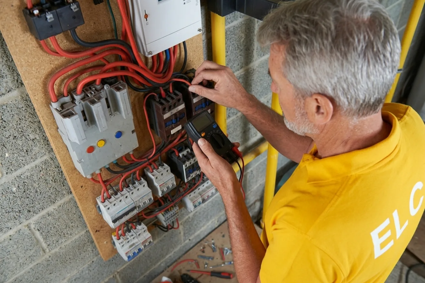 Diagnostic électrique obligatoire Le Blanc-Mesnil Électricien ELC réalisant un diagnostic électrique obligatoire à Le Blanc-Mesnil